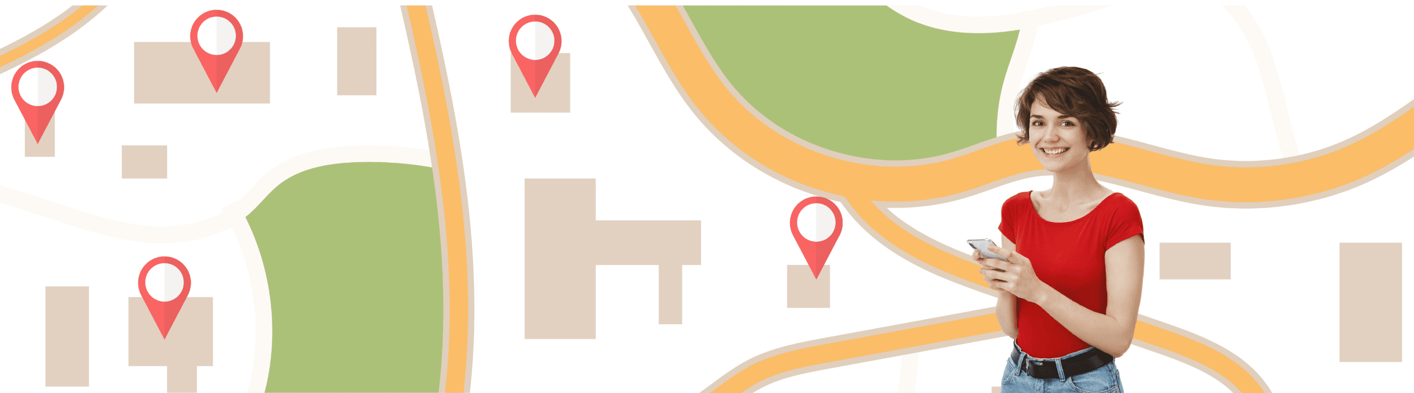 Doctors illustration for hospital map